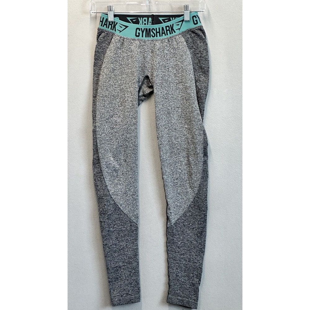 Gymshark Flex Leggings Gray Teal Women's Size Small Active‎ Wear